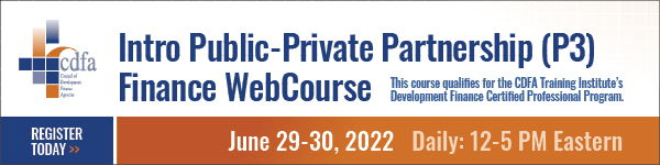 Intro Public-Private Partnership (P3) Finance WebCourse